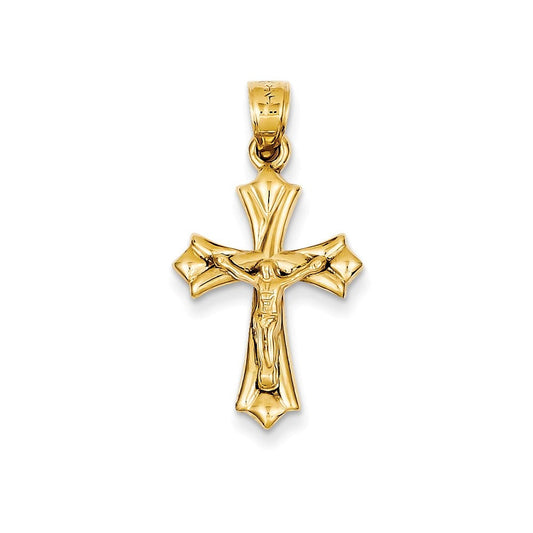 14k Reversible Crucifix /Cross Pendant