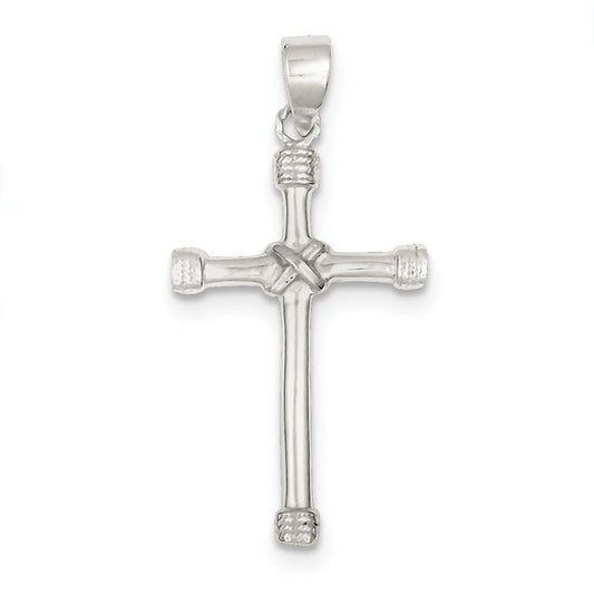 Sterling Silver Polished Cross Pendant