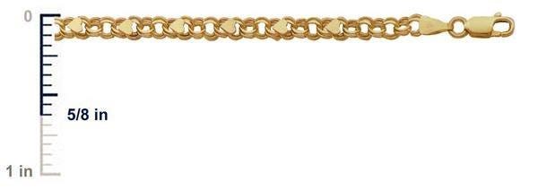 14k Yellow Gold Charm Bracelet