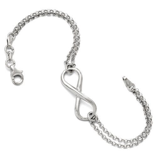 Sterling Silver Infinity Symbol Bracelet