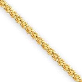 14k 2.00mm Wheat Anklet
