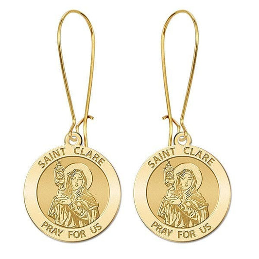 Saint Clare of Assisi Earrings "EXCLUSIVE"