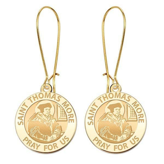 Saint Thomas More Earrings "EXCLUSIVE"
