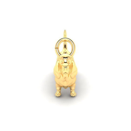 Basset Hound Dog Charm