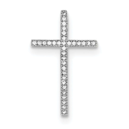 Sterling Silver Micro Pav? Cross Pendant