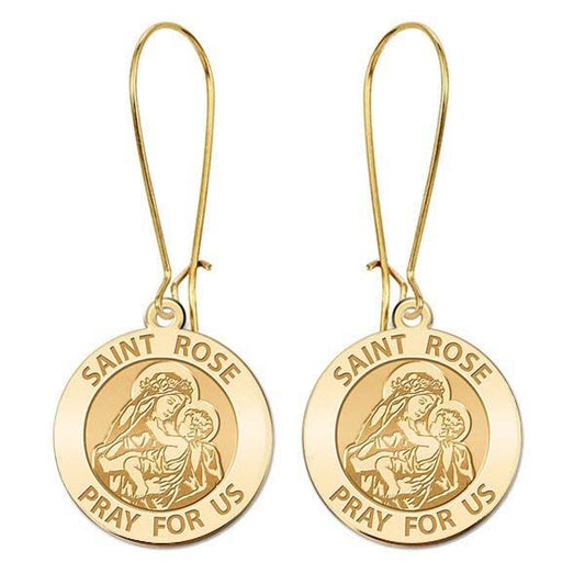 Saint Rose of Lima Earrings "EXCLUSIVE"