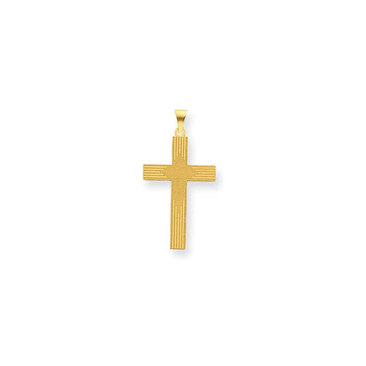 14K Laser Designed Cross
