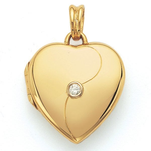 Victor Mayer 18K Gold Diamond Locket