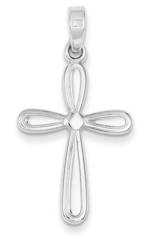 Sterling Silver Polished Cross Pendant