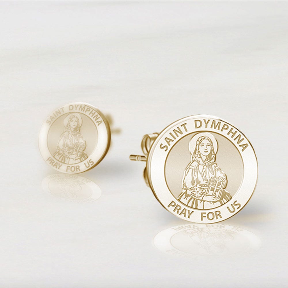 Pair of Saint Dymphna Earrings