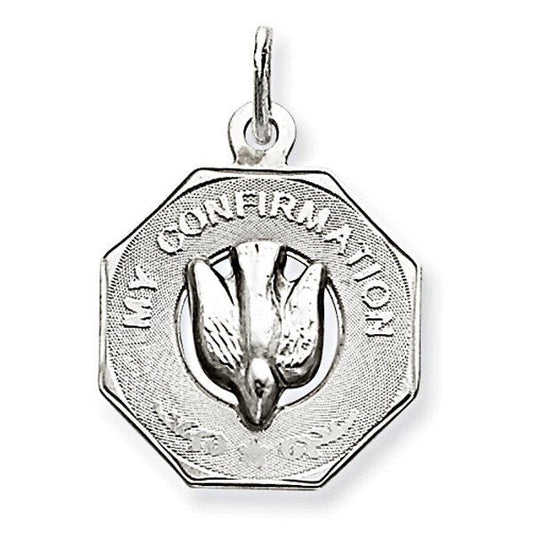 "My Confirmation" Dove Cut-out  Religious Medal