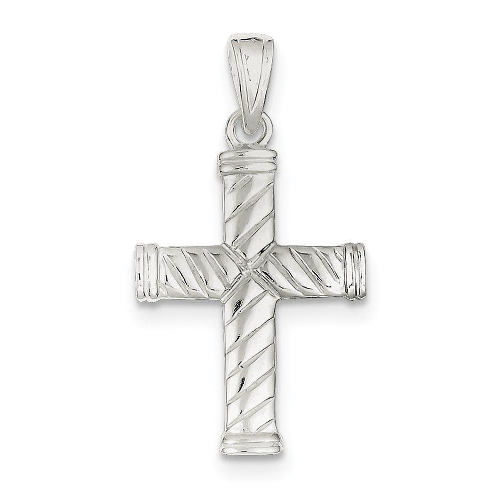Sterling Silver Reversible Cross Pendant