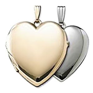 Build Your Own 14K Gold 4 or Four Photo Heart Locket