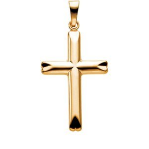 14K Yellow Gold CROSS PENDANT
