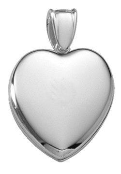 Platinum Heart Premium Weight Locket