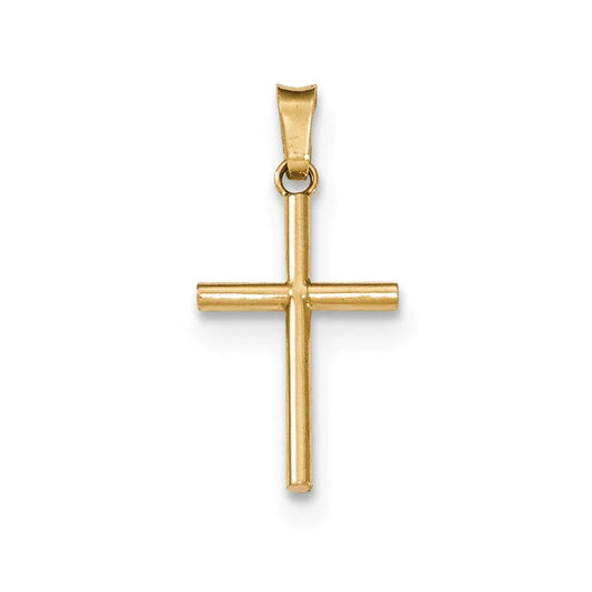 14k Polished Cross Pendant