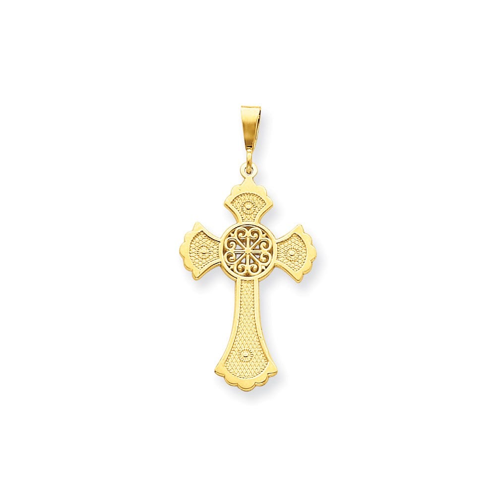 14k Celtic Cross Pendant