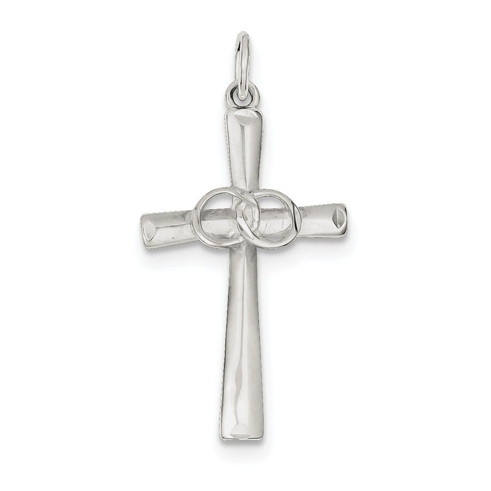 Sterling Silver Holy Matrimony Cross Pendant