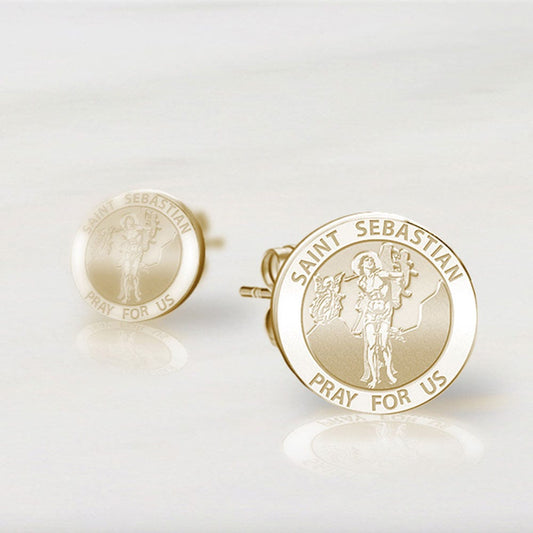 Pair of Saint Sebastian Earrings