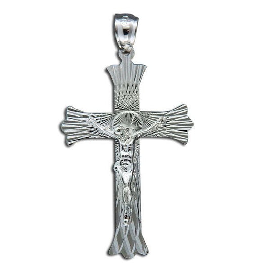 Sterling Silver Crucifix Cross Pendant