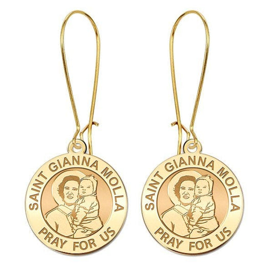 Saint Gianna Beretta Molla Earrings "EXCLUSIVE"