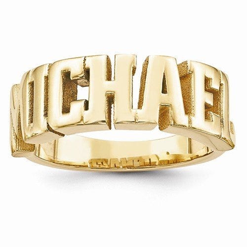 Man's Name Ring