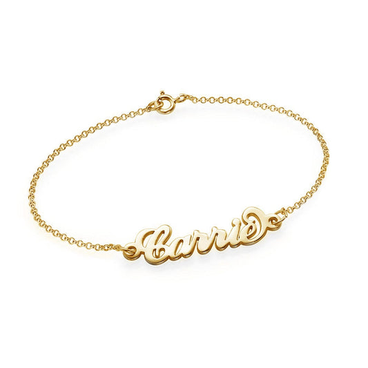 Exclusive Personalized Name Anklet / Ankle Bracelet- Adjustable Size