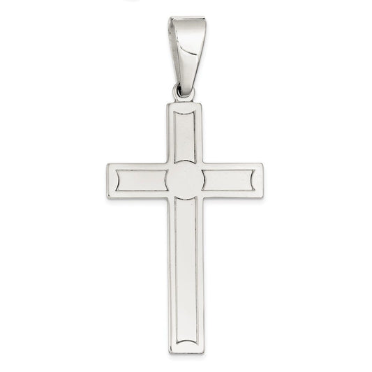 Sterling Silver Polished Cross Pendant