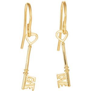 Love Is Key Earrings