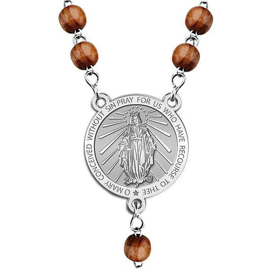 Miraculous Medal  Rosary Beads "EXCLUSIVE"