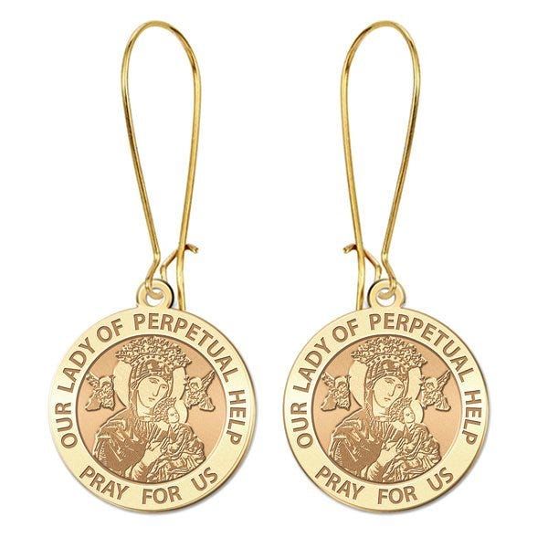 Our Lady of Perpetual Help Earrings "EXCLUSIVE"