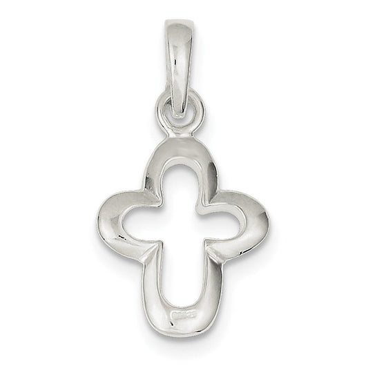 Sterling Silver Outline Cross Pendant