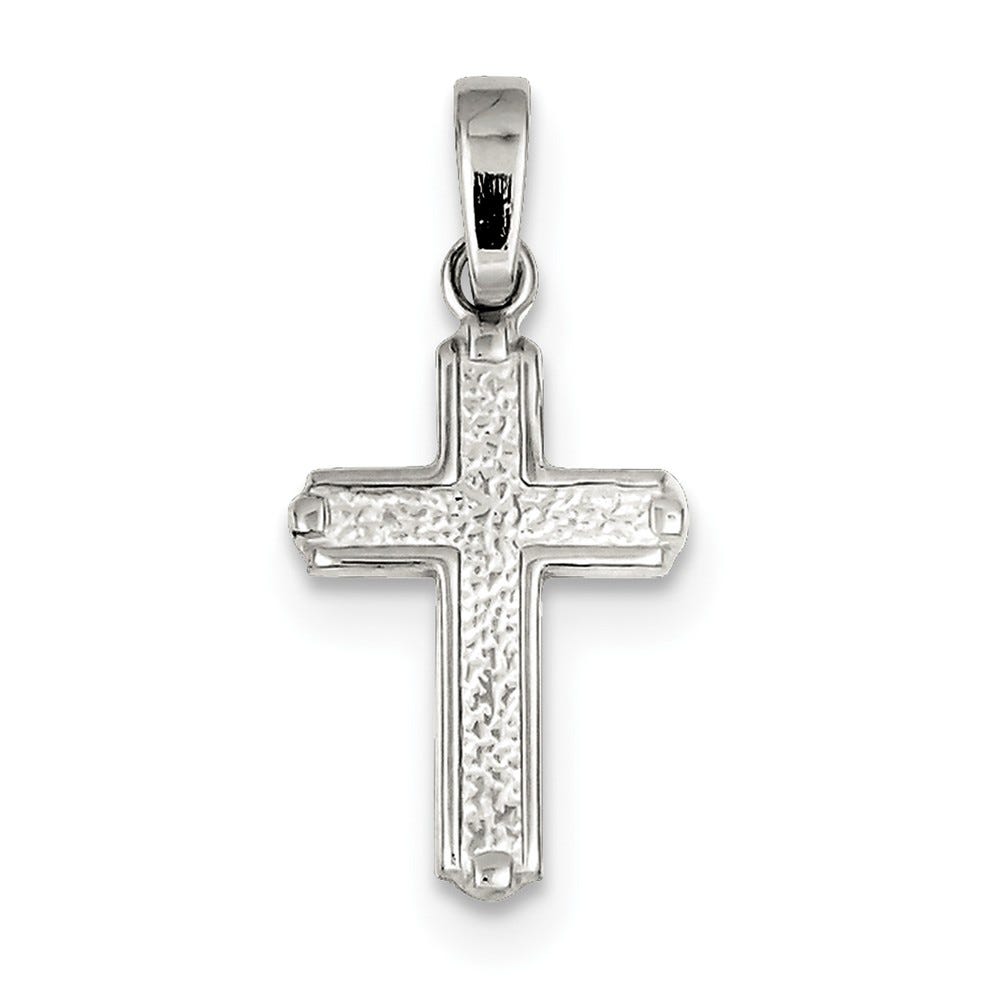 Sterling Silver Polished Cross Pendant