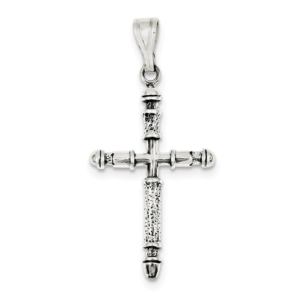 Sterling Silver Antiqued Cross Pendant