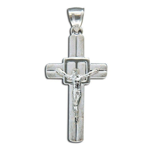 Sterling Silver Crucifix Cross Pendant