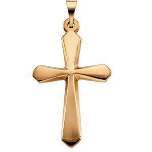14K Yellow Gold CROSS PENDANT