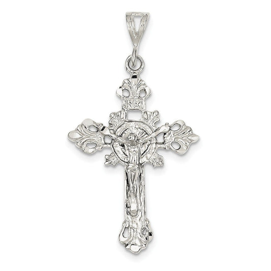 Sterling Silver INRI Crucifix Pendant