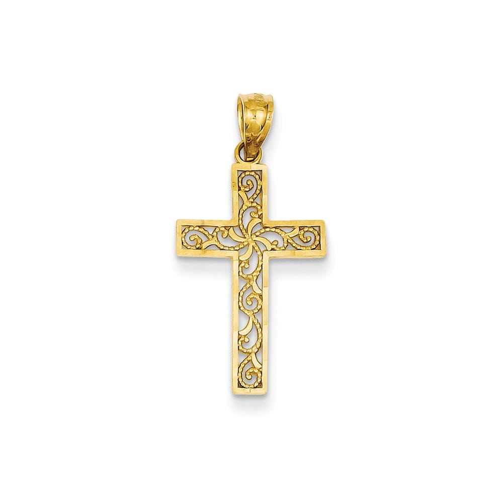 14k Cross Pendant