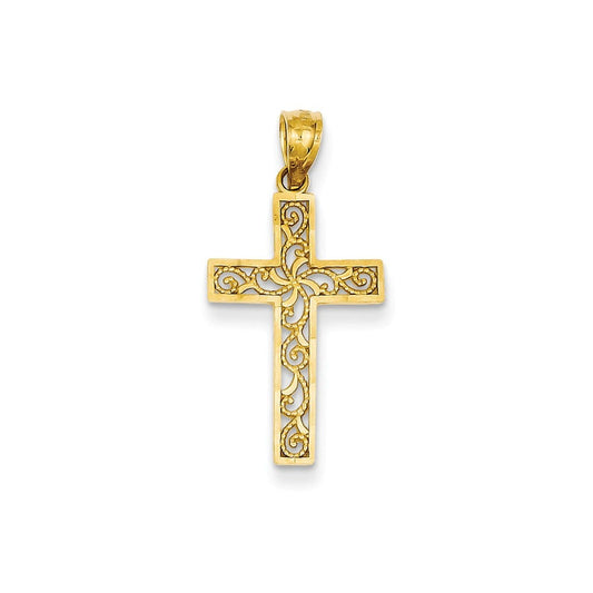 14k Cross Pendant