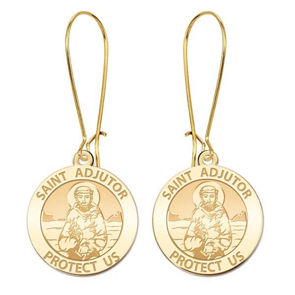 Saint Adjutor Earrings "EXCLUSIVE"