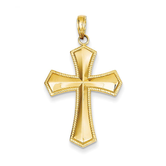14k Passion Cross Pendant