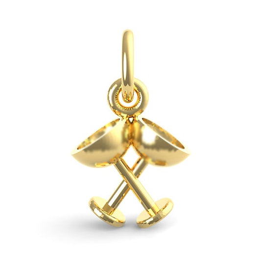 Champagne Glasses Charm 1145