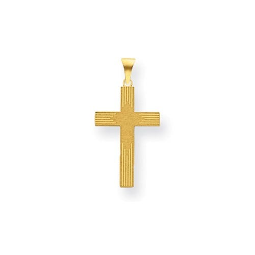 14K Laser Designed Cross