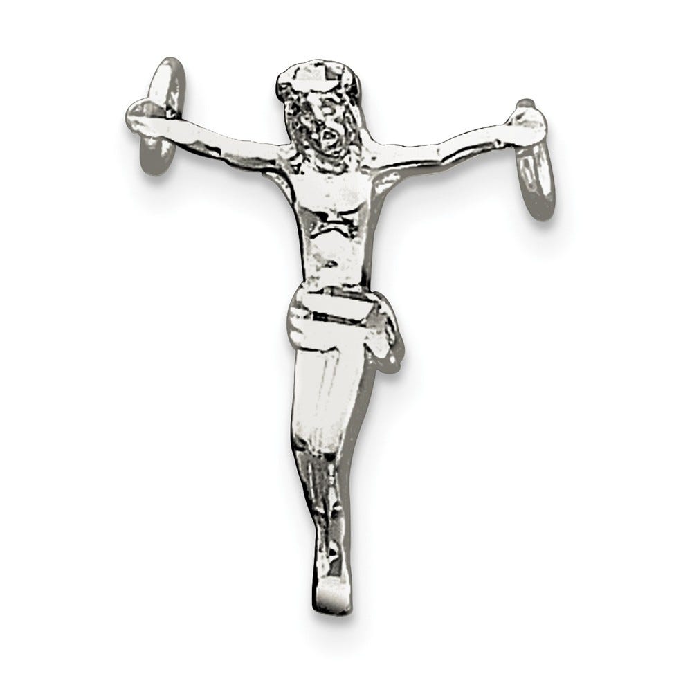 Sterling Silver Corpus (Crucified Christ) Pendant