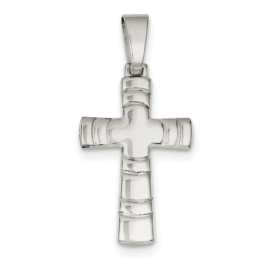 Sterling Silver Polished Cross Pendant
