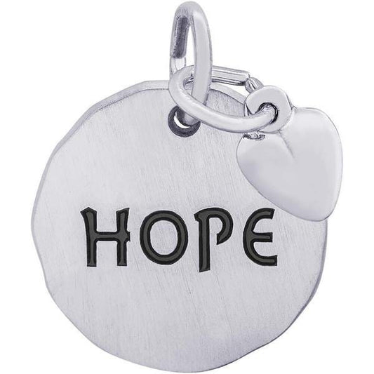 HOPE TAG W/HEART ENGRAVABLE