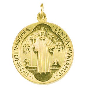 Saint Benedict Round Jubilee Religious Medal