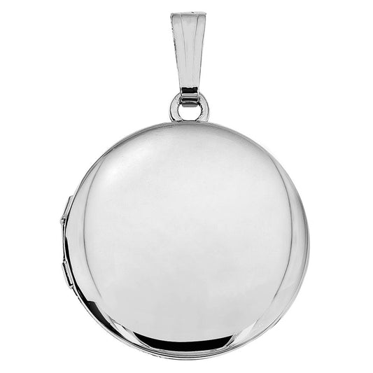 Build Your Own Sterling Silver 2-Picture Round Locket