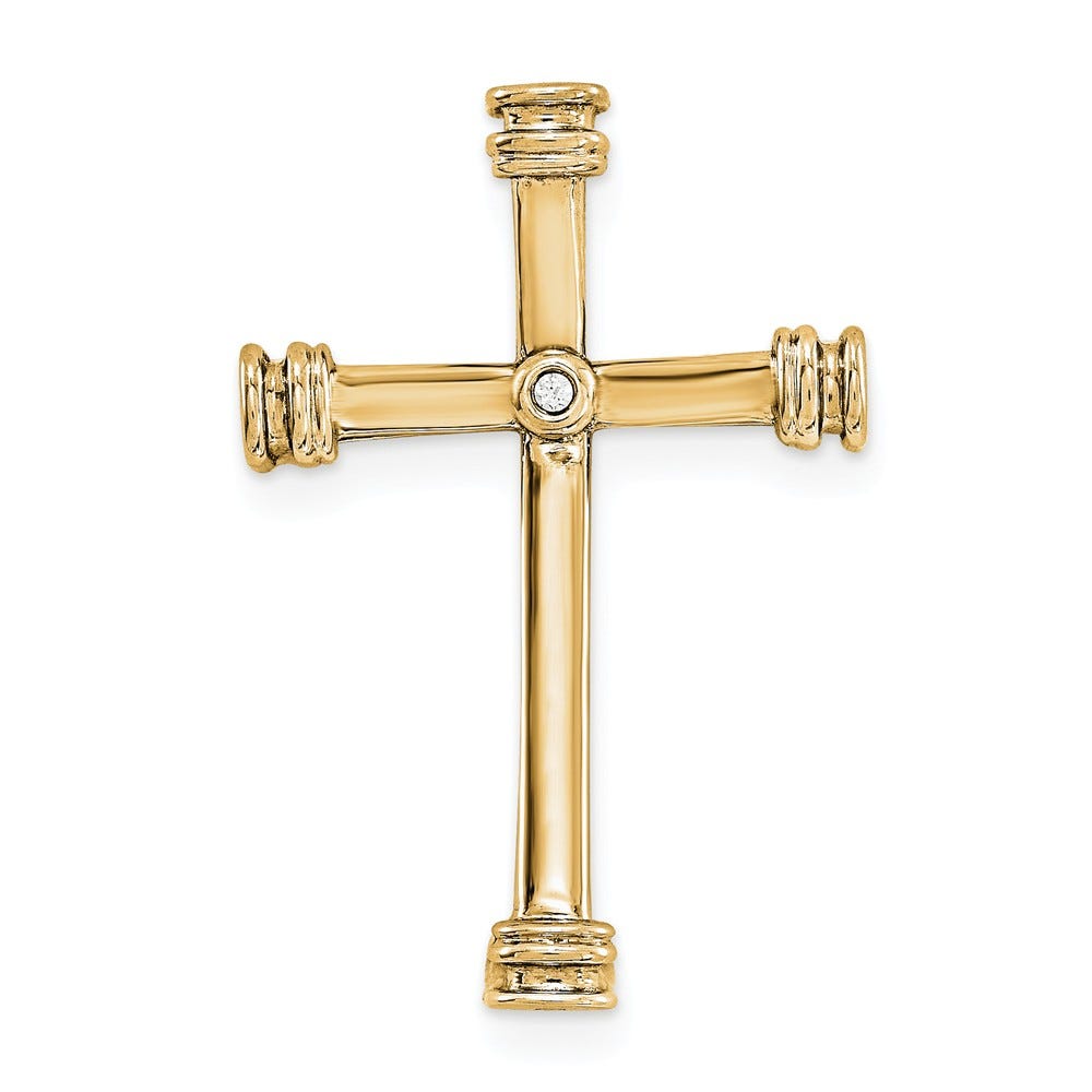 14KY AAA Diamond Chain Slide