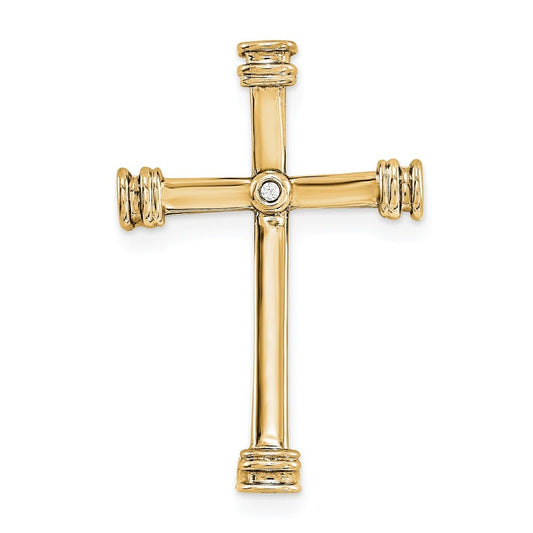 14KY AAA Diamond Chain Slide